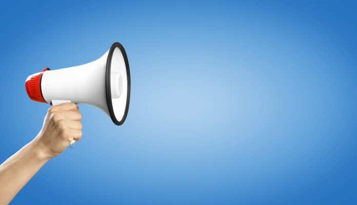Megaphone Announcement