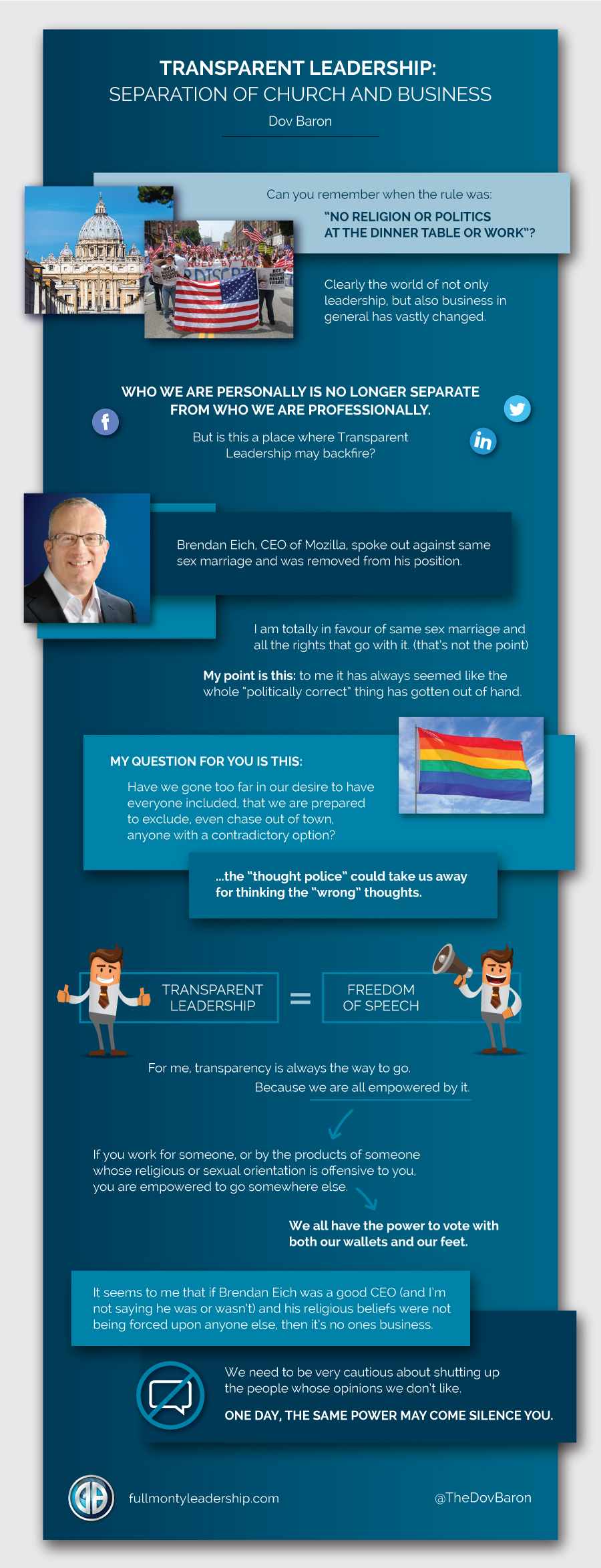DovBaron_LeadershipChurchBusiness Dov Baron on the dangers of the politically correct leadership.