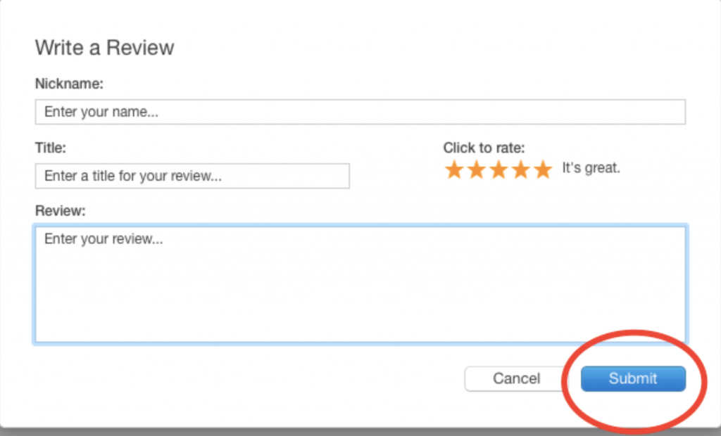 Review window for LEADx Podcast