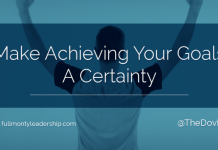 Dov Baron, expert on Authentic Leadership, advises on how Make Achieving Your Goals a Certainty