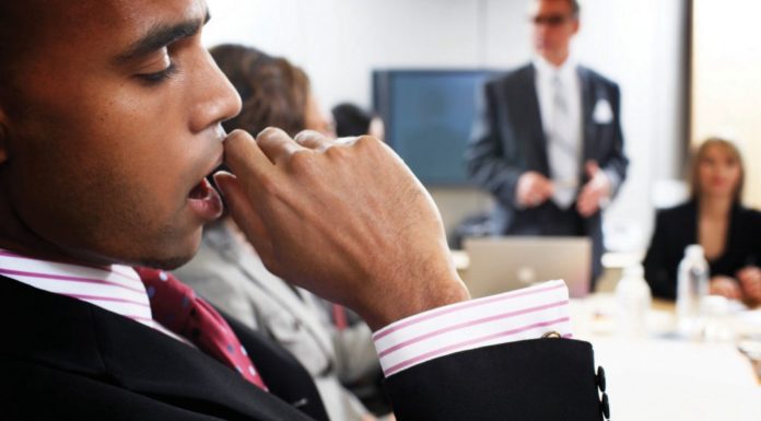 yawning man, audience