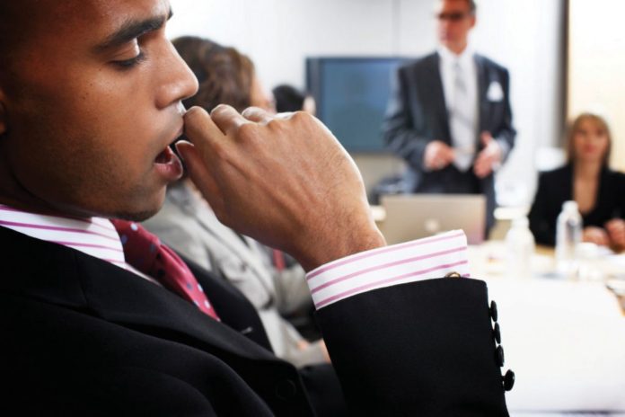 yawn yawning man, audience
