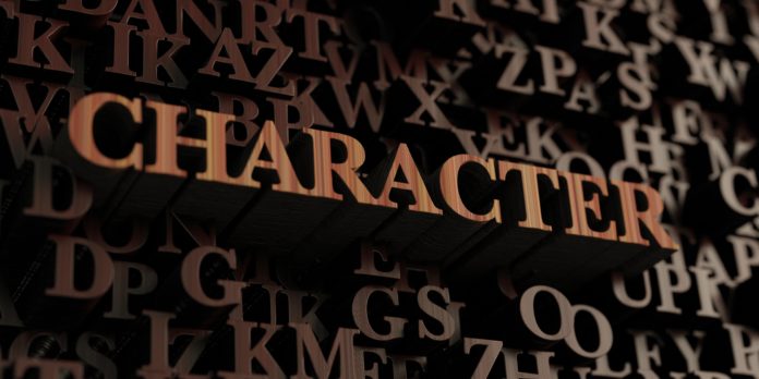 Character - Wooden 3d rendered letters/message