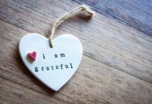 We Know We Ought To Be Grateful, But… I am grateful gratitude wooden heart