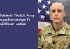 How A Soldier In The U.S. Army Leverages Mentorships To Build Great Leaders