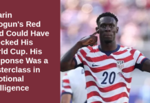 Balogun’s Red Card Could Have Ruined His World Cup. Instead, His Response Was A Masterclass In Emotional Intelligence