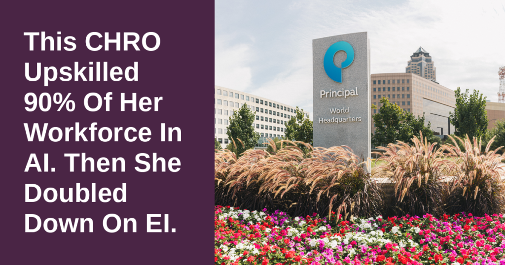 This CHRO Upskilled 90% Of Her Workforce In AI. Then She Doubled Down On EI